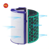 Air Purifier Filter & Activated Carbon Filter for Dysons HP04 TP04 DP04 TP05 DP05 Sealed Two Stage Pure Cool Fan Air Purifier Parts